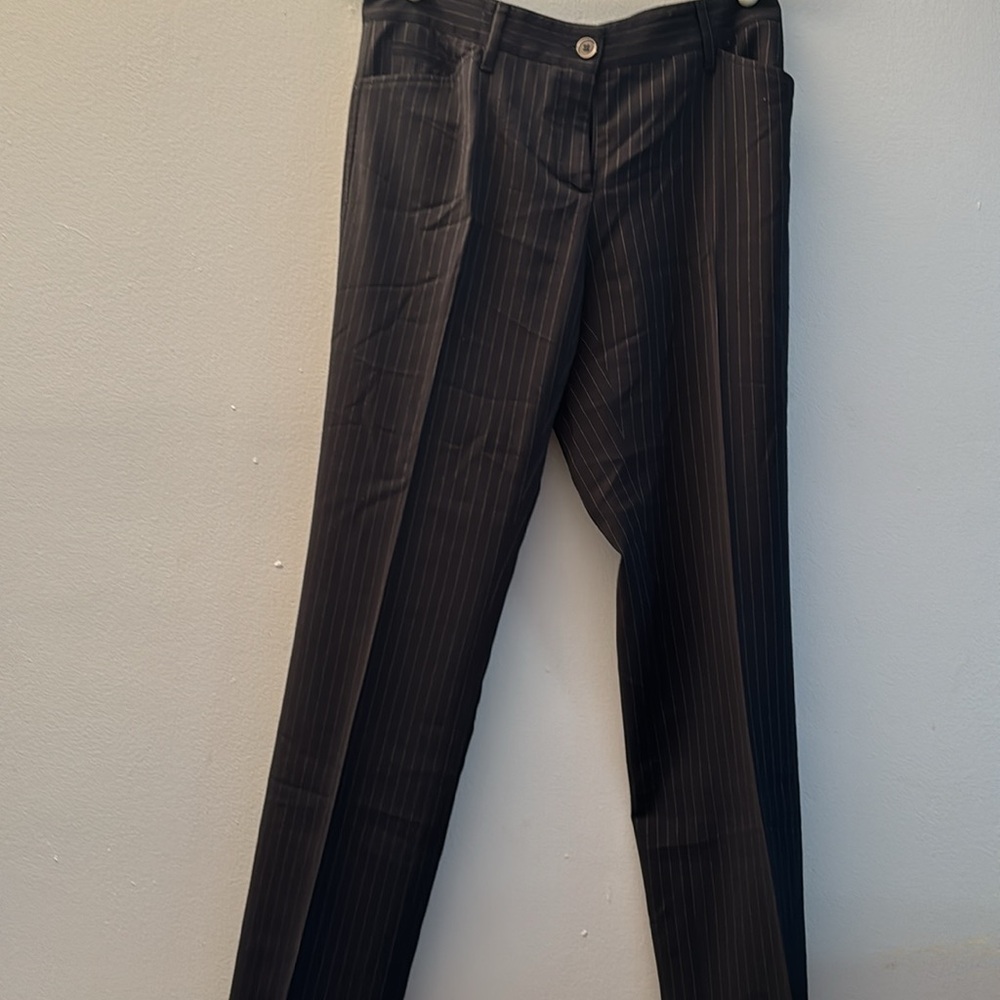 FINAL SALE‼️Dolce & Gabbana Black striped Pants size 42 Euro